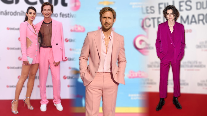 Barbiemánie vlétla i do mužského světa: Sluší krasavci Ryanovi Goslingovi, návrháři Jakubovi Ponerovi i herci Timothéemu Chalametovi