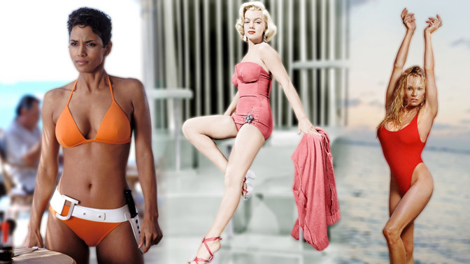 Plavky s (nejen) hollywoodským příběhem: Červené podle Pamely, oranžové podle Halle Berry nebo retro s Marilyn Monroe