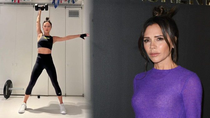 Tajemství luxusních břišáků Victorie Beckham: Cvičí pětkrát týdně, miluje činky a v posilovně trumfne i manžela Davida