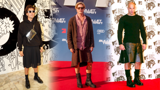Muži v sukních: Dámský kousek oblečení si zamiloval Brad Pitt i Vin Diesel. Odvázat se ale umí i naši pánové