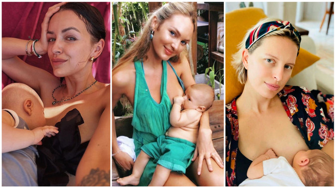 Kojíme a nestydíme se za to. Jitka Boho bude krmit svého syna, dokud bude on sám chtít, Karolína Kurková si užívá s vymodlenou dcerou