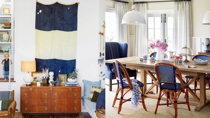 Námořnický styl se drží v čele interiérových evergreenů.