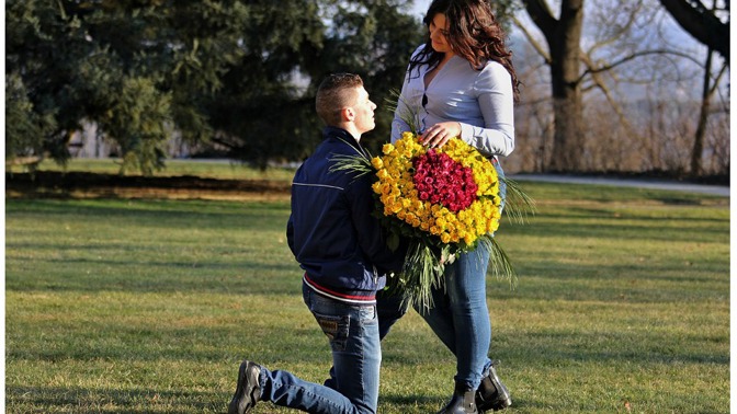 žádost o ruku, muž, žena