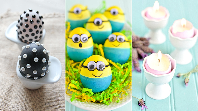 Zdobení velikonočních kraslic nezná mezí! Ty připomínající postavičky Mimoňů jsou toho důkazem.