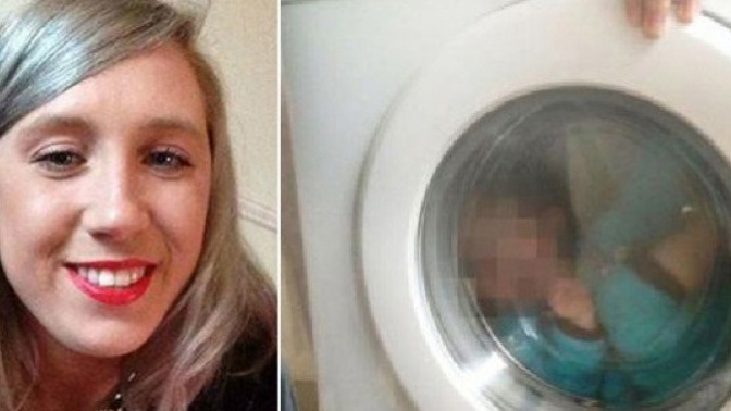 Tato bláznivá Američanka zavřela své dítě v pračce a vyfotila si ho