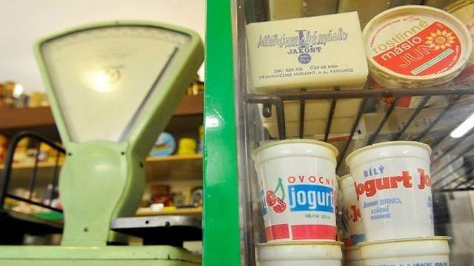 Jogurty a další mléčné výrobky vypadaly v podstatě všechny stejně.
