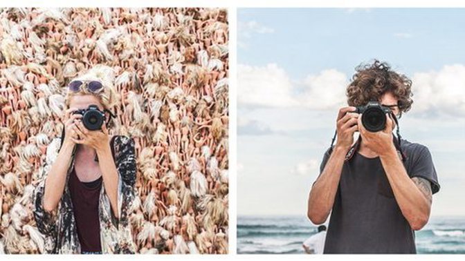 Na pláži Tamarama v Sydney.