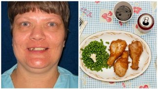 Tato žena si přála poslední večeři lehkou, stačil jí hrášek a kuře.