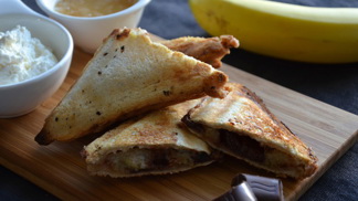 Toasty se směsí medu a másla jsou specialitou Veroniky Žilkové.