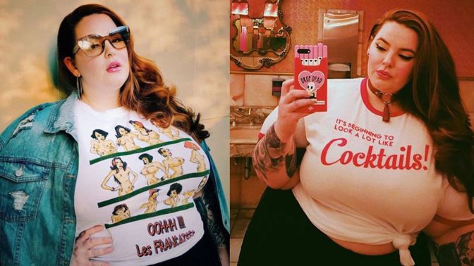 Tess Holliday je sebevědomá žena a za svou postavou si stojí.