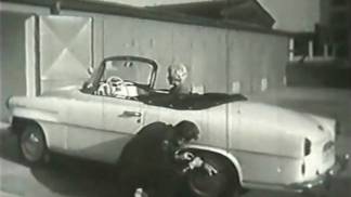 Zkouška probíhala i z výměny kola.