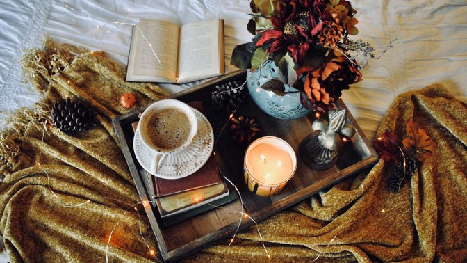 Pravé domácí podzimní zátiší.