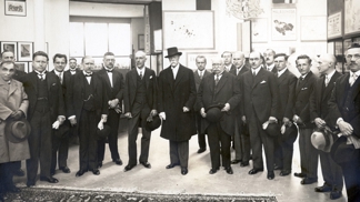 Památný okamžik vzniku samostatného Československa.