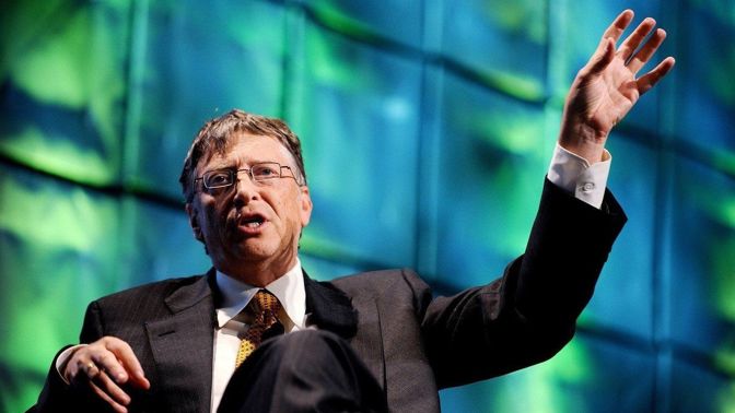 Bill Gates, spoluzakladatel a předseda představenstva společnosti Microsoft.