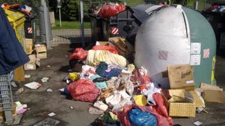 Co všechno můžeme vidět vyhozené u popelnic?