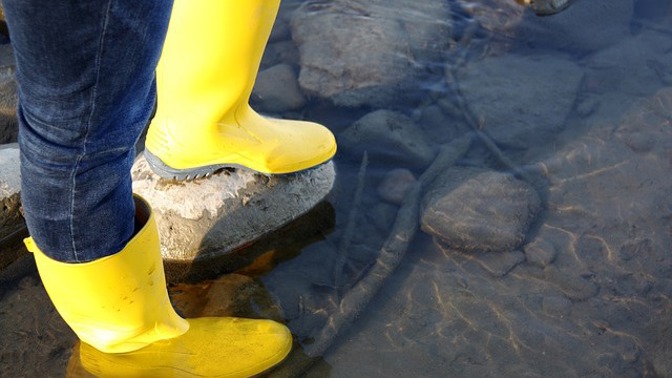 Holinky do deště i na nákupy