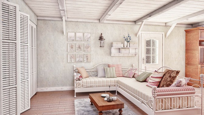 Francouzi milují naoko oprýskaný nábytek a použitou keramiku.