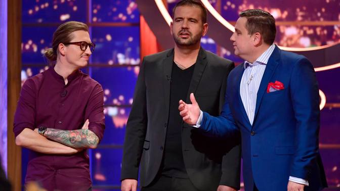 Porotci kulinární show MasterChef.