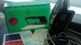 Žehlička za dob minulých.