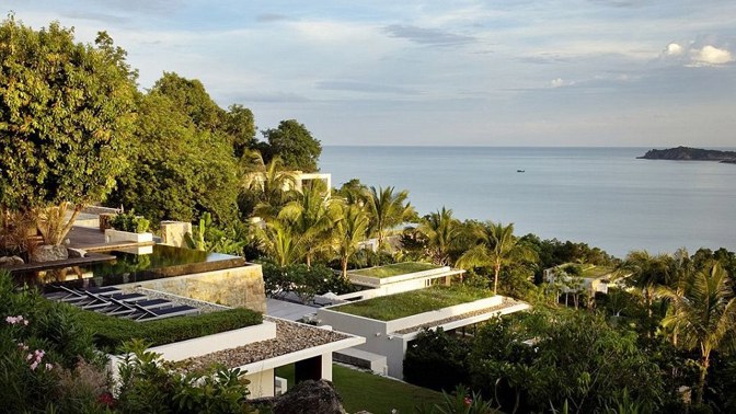 Komplex tvoří celkem 36 vil.