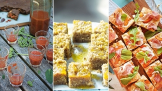 Připravte si studené gazpacho, řecký koláč nebo focacciu s uzeninou!