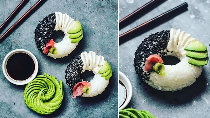Sushi donuty jsou stoprocentně raw a veganské.