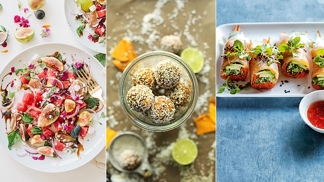 Připravte si salát s fíky a melounem, energetické mangové koule nebo lososové závitky!