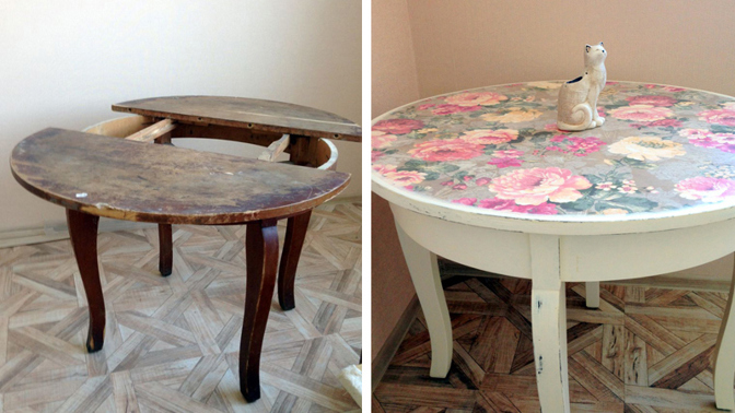 Renovace nábytku vyžaduje jen trochu šikovnosti a kreativity.