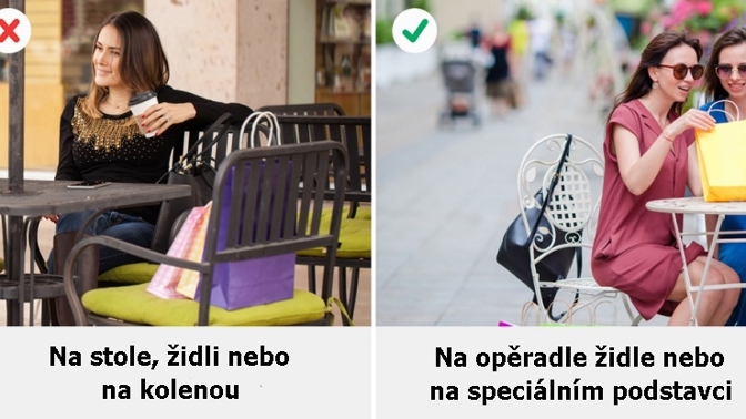 Kam odložit kabelku? Většina žen s tím stále má trable.