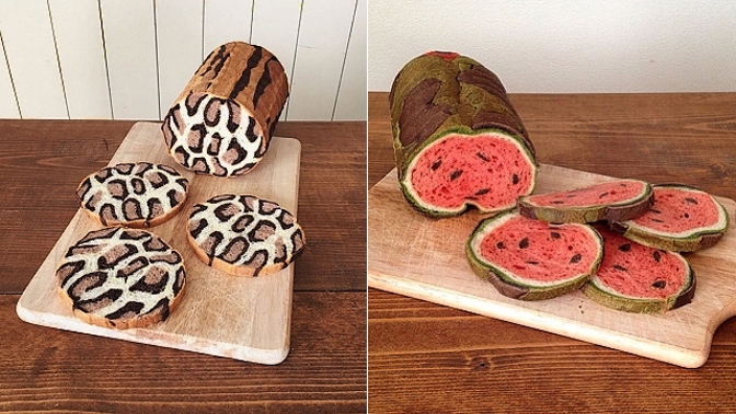 Překvapení se odhalí v momentě, kdy čepel prořízne kůrku...