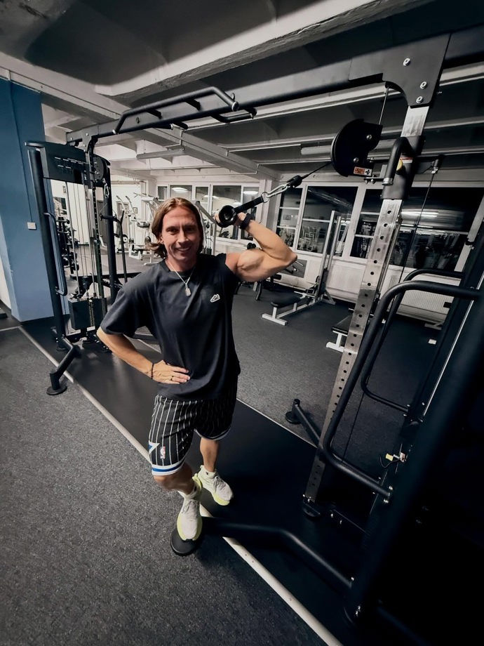 Věra Mikulcová je ve fitku jako doma. 