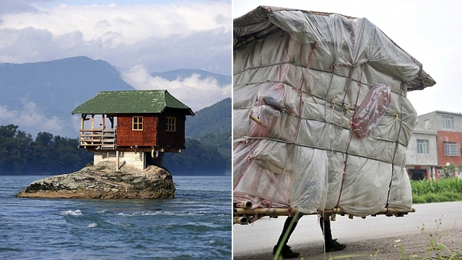 Takové normální rodinné domky...