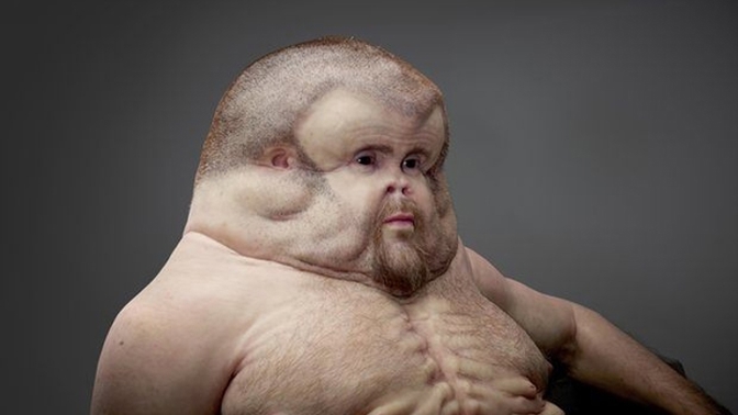 Graham má plochou tvář, díky čemuž neutrpí při nárazu uši a nos.