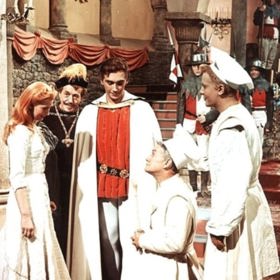 Marie Kyselková, Eduard Kohout, Josef Zíma, Stanislav Neumann a Josef Vinklář. Při natáčení pohádky Princezna se zlatou hvězdou se sešla herecká elita.