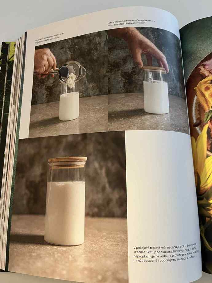 Josef Maršálek radí, jak si doma udělat domácí kefír. Stačí k tomu kefírová houba a mléko.