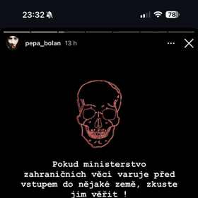 Pepa Bolan prožil chvíle děsu.