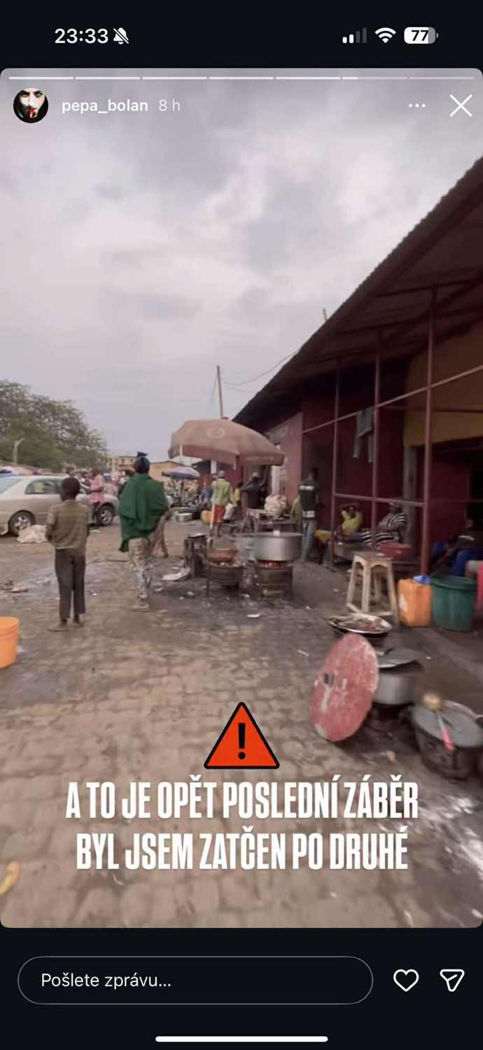 Pepa Bolan byl zadržen.