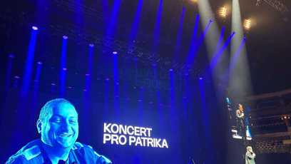 FOTO: Leoš Mareš na koncertě Patrika Hezuckého.