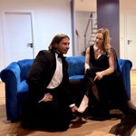 Jana Paulátová vynesla černé večerní šaty poseté flitry. 