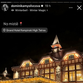 Dominika Myslivcová si užívá pořádnou dávku luxusu.