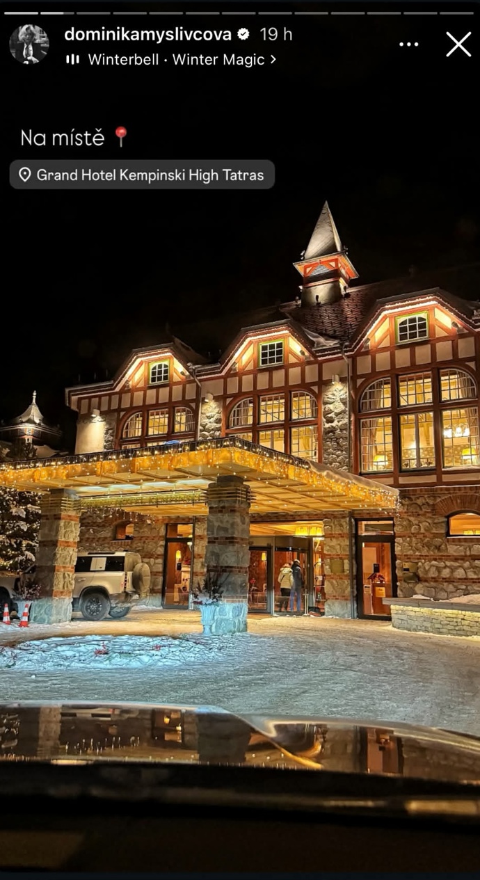Dominika Myslivcová si užívá pořádnou dávku luxusu.