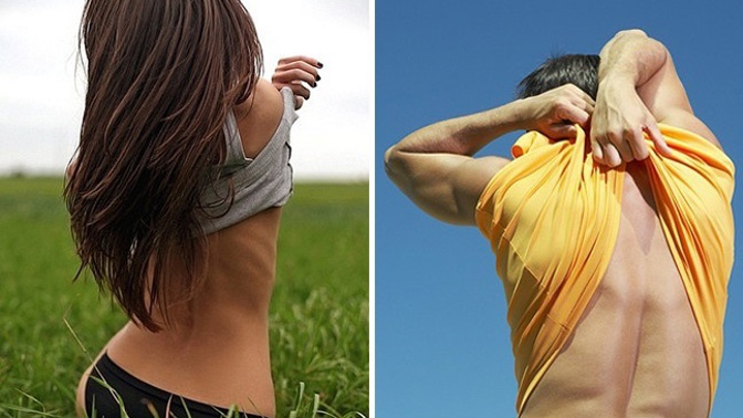 Svlékání trika je jen jeden z rozdílů. Vyzvěte třeba partnera, ať vám ukáže nehty...