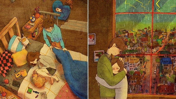 Láska je když... máte nutkání se o ni starat, přestože nic netuší...