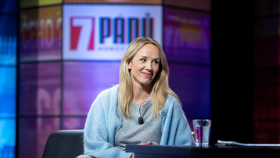 FOTO: Petra Hřebíčková v pořadu 7 Pádů Honzy Dědka.