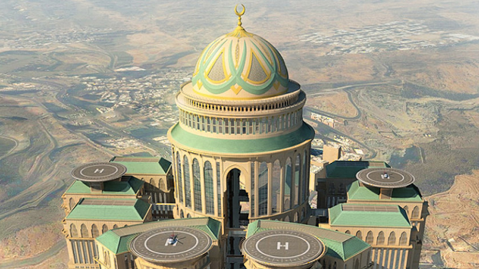 Abraj Kudai se stane jedním ze symbolů obrovského bohatství Saúdské Arábie.