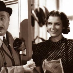 Jiřina Steimarová a Jaroslav Marvan ve filmu Paklíč z roku 1944