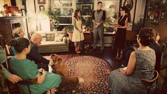 Svatba doma? Proč ne! Klidně i v bytě...