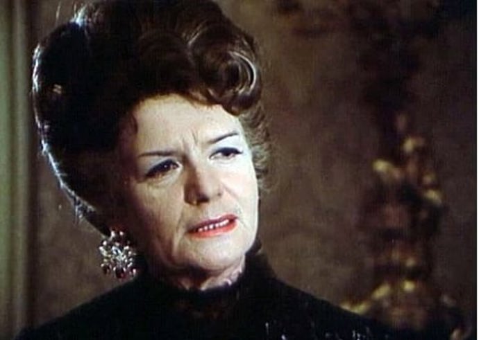 Jiřina Steimarová ve snímku Dotek motýla z roku1972