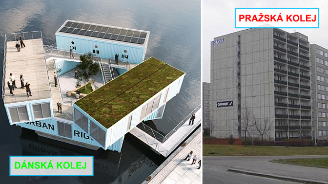 Jak bydlí studenti v Dánsku a jak ti čeští? Najděte pět rozdílů...