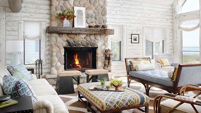 Bílý srub se nachází ve městě Milwaukee v americkém státě Wisconsin.